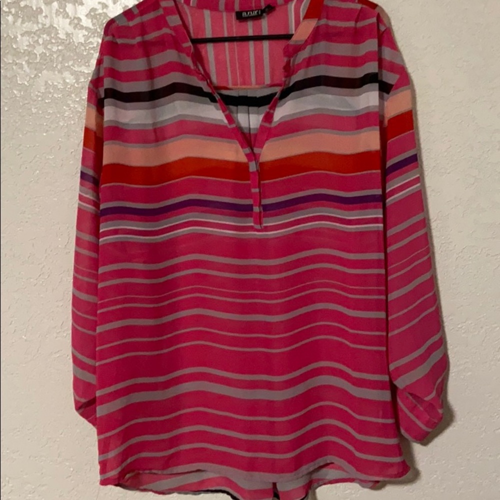 Sheer blouse. Size 2X